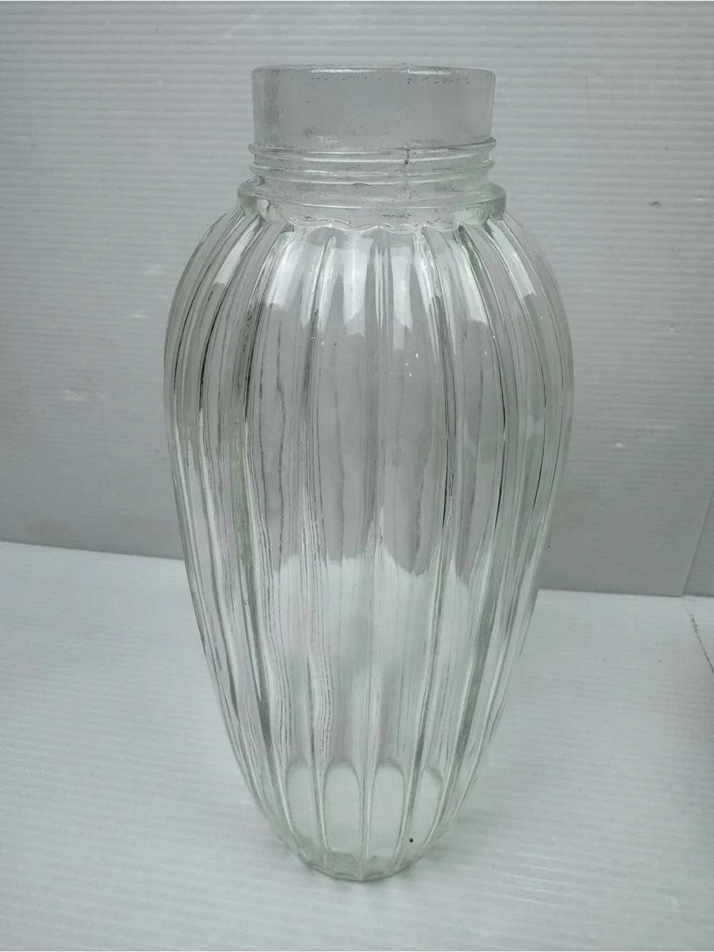 VTG Sheraton Italy Glass Decanter Silver Plate Lid Claret Wine Pitcher Carafe 12